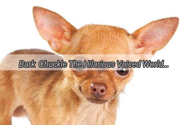 Bark  Chuckle The Hilarious Voiced World of Canine Cuisine Unleashed